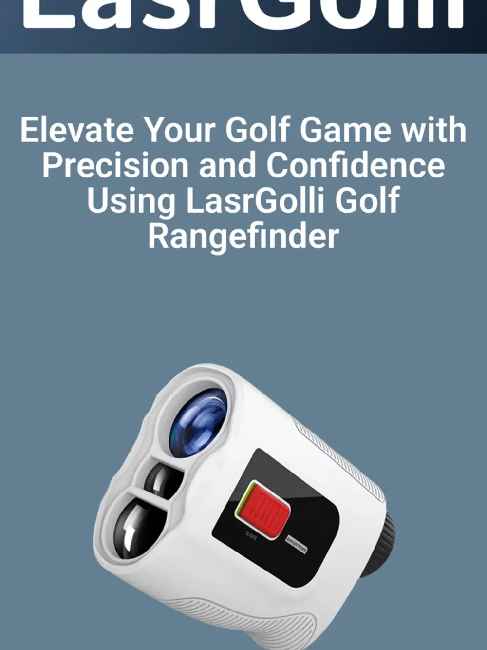 LasrGollie Golf Laser Rangefinder with Slope and Rangefinder Mode